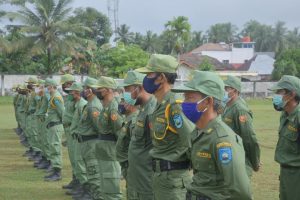 Dorong Peningkatan Disiplin dan Ketangguhan Linmas, Kecamatan Talawi Gelar Bintalsik Untuk 110 Orang Linmas