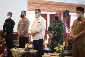 Bupati Pessel Bersama Forkopimda Hadiri Virtual Dengan Panglima TNI dan Kapolri