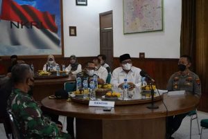 Bupati Eka Putra Hadiri Kunjungan Panglima Jendral TNI Marsekal dan Kapolri