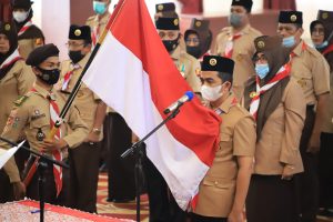 Bupati Pessel, Rusma Yul Anwar, Dikukuhkan Jadi Ketua Mabicab dan Wabup Rudi Hariyansyah, Ketua Kwarcab Pramuka Pessel