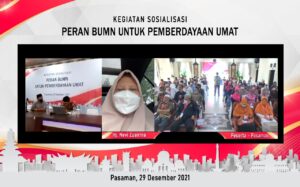Sosialisasi Peran BUMN untuk Pemberdayaan Umat, Anggota DPR-RI Fraksi PKS  Hj.Nevi Jadi Narasumber