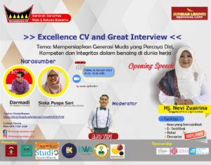 Seminar Membangun Kepercayaan Diri Generasi Muda, Nevi Zuairina Sampaikan Pentingnya Kompetensi dan Integritas Dalam Persaingan Dunia Kerja