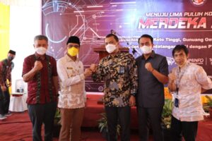 Menuju Merdeka Sinyal Kecamatan Gunuang Omeh Launching Migrasi Layanan BTS 4G