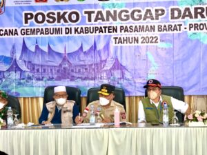 Tanggapi Dampak Gempa, Gubernur Sumbar Gelar Rakor Pemetaan Masalah dan Penanganan