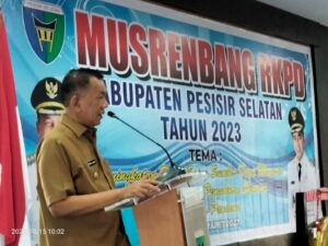 Buka Musrenbang Kabupaten, Bupati Pessel Tegaskan OPD Mesti Punya Target Kinerja