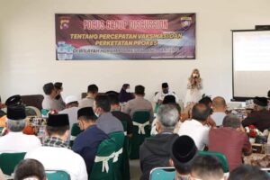 Capaian Vaksinasi Anak 28%, Polres Padang Panjang Gelar FGD