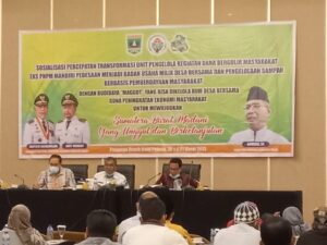 Dinas PMD Gelar Sosialisasi Transformasi UPK Jadi Bumdes Bersama