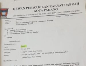 Pakai Kop Surat DPRD, Jupri Diduga Menyalahi Wewenang