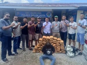 63 Paket Ganja Kering Berhasil Diamankan Satres Narkoba Polres Kota Solok 