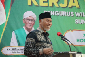 Hadiri Mukerwil II PWNU Sumbar, Gubernur Mahyeldi Tekankan Rawat Sikap Toleransi