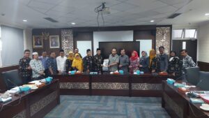 Komisi I DPRD Sumbar Audiensi dengan Panitia Penyelenggara Rakornas BPD