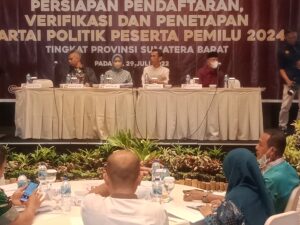 KPU Sumbar Adakan Rakor Dengan Parpol
