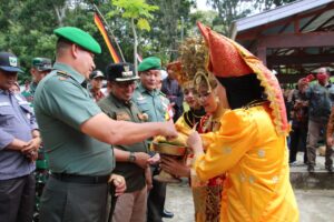 Tim Wasev Mabes TNI Tinjau TMMD Ke- 114 Nagari Batu Bulek