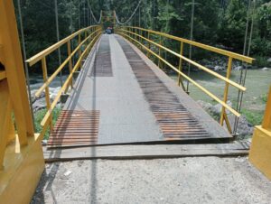 Masyarakat Puluik-puluik Selatan Apresiasi Rehabilitasi Jembatan Gantung Calau