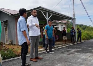 Jalan Kerikil Berubah Aspal, Warga Perumahan  Berterimakasih pada Pemko