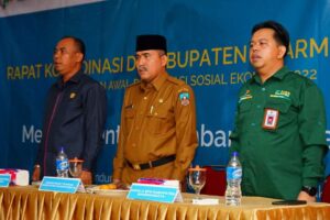 RAKORDA REGSOSEK DHARMASRAYA, BUPATI HIMBAU MASYARAKAT BERI DATA YANG BENAR