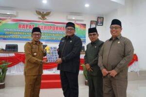 Bupati Eka Putra Sampaikan Nota Penjelasan atas Ranperda APBD Tahun 2023