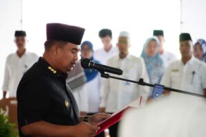 Sutan Riska Kukuhkan Panitia MTQ ke-XI Tingkat Kabupaten Dharmasraya