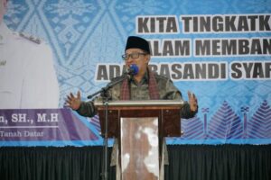 Buka Musda XII LKAAM , Ini Harapan Bupati Tanah Datar