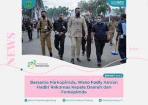 Bersama Forkopimda, Wako Fadly Amran Hadiri Rakornas Kepala Daerah dan Forkopimda