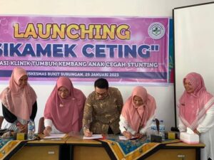 Inovasi Program Stunting, Sikamek Ceting Puskesmas Busur Padang Panjang Resmi Diluncurkan