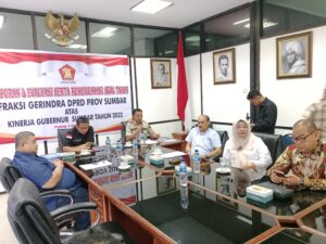 Fraksi Gerindra Sumbar: Jangan Dustai Kami dan Anak Buah Mu