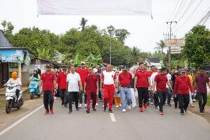 JALAN SANTAI DALAM RANGKA HUT DHARMASRAYA KE 19 BERLANGSUNG MERIAH