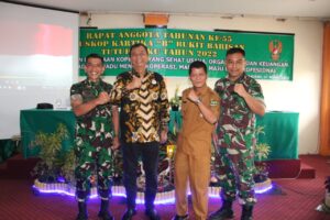 Rapat Anggota Tahunan Ke- 55 Puskop Kartika “B” Bukit Barisan Tutup Buku Tahun 2022