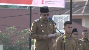 Pimpin Apel Gabungan, Bupati Minta ASN Tidak Bergaya Hidup Berlebihan Selama Ramadhan