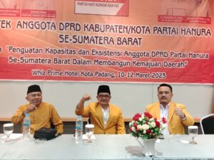 Ketua DPD Partai Hanura Sumbar: Raih Kemenangan Dengan Hati Nurani