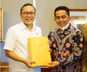 Temui Menteri Perdagangan, Wabup Pessel Sampaikan Usulan Pembangunan Pasar