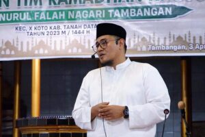 Malam ke-13, Wabup Tanqh Datar Pimpin TSR ke Mesjid Nurul Falah