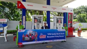 Pertamina Buat Nyaman Pemudik dengan Bersih-bersih