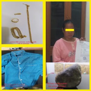 Demi Emas dan Uang, Seorang Anak di LBU Diduga Tega Pukul Kepala Ibu Kandung Menggunakan Batu