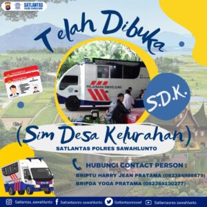 Mudahkan Pelayanan Bagi Masyarakat, Polres Sawahlunto Luncurkan Program SDK