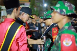 Sekda Mawardi Roska Sambut Kedatangan Peserta Latsitardanus XLIII Tahun 2023