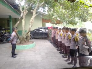 Apel Gabungan di Kantor Koramil Barangin, Bukti Sinergitas TNI-Polri Sawahlunto