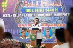 Penuhi Undangan IKLB Bungo, Bupati Eka Putra Sampaikan Informasi Progul Pemda Tanah Datar