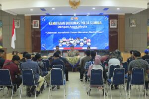 Punya peranan penting dalam menyediakan informasi yang akurat, Kabidhumas Polda Sumbar Ajak Jurnalis menekan Berita Hoax