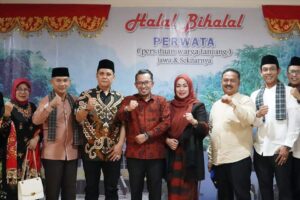 Dihadiri Bupati,Halal Bihalal Perwata Berlangsung Sukses dan Meriah