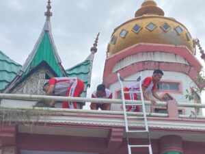 Sambut Hari Bhayangkara ke-77, Polda Sumbar dan Polres jajaran Revitalisasi Situs Budaya/Agama