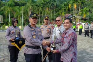 Pimpin Apel Kasat Kamling, Kapolres Sawahlunto Bacakan Amanat Kapolri