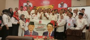 Projo Sumbar Bulatkan Suara Untuk Capres Prabowo dan Cawapres Airlangga di Pemilu 2024