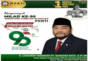 Leonardy Harmainy Ucapkan Milad Ke 95 Tahun Kepada Perti