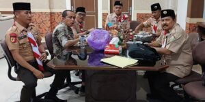 Dilepaskan Wakil Bupati Mengikuti KPN 2023, 4 Orang Pembina Pramuka Pessel Berangkat ke Cibubur