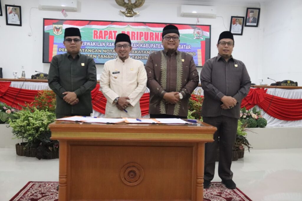 KUA dan PPAS APBD TA 2024 Tanah Datar Disepakati