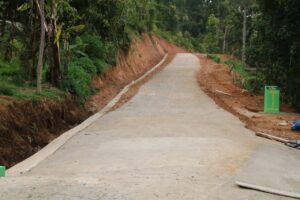 Jalan Sepanjang 2 KM di Jorong Kampeh Tuntas Dikerjakan oleh Satgas TMMD ke- 117