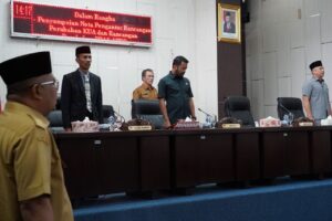 Pemkab Sampaikan Rancangan Perubahan KUA dan PPAS 2023