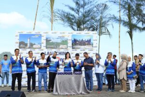 Bupati Pessel Lepas Peserta Mandiri Sungai Nyalo Bike Camp, Art Performance Even 2023
