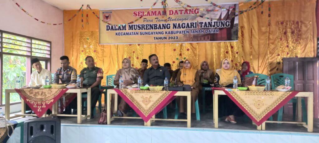 Nagari Tanjung Perdana Adakan Musrenbang di Kecamatan Sungayang